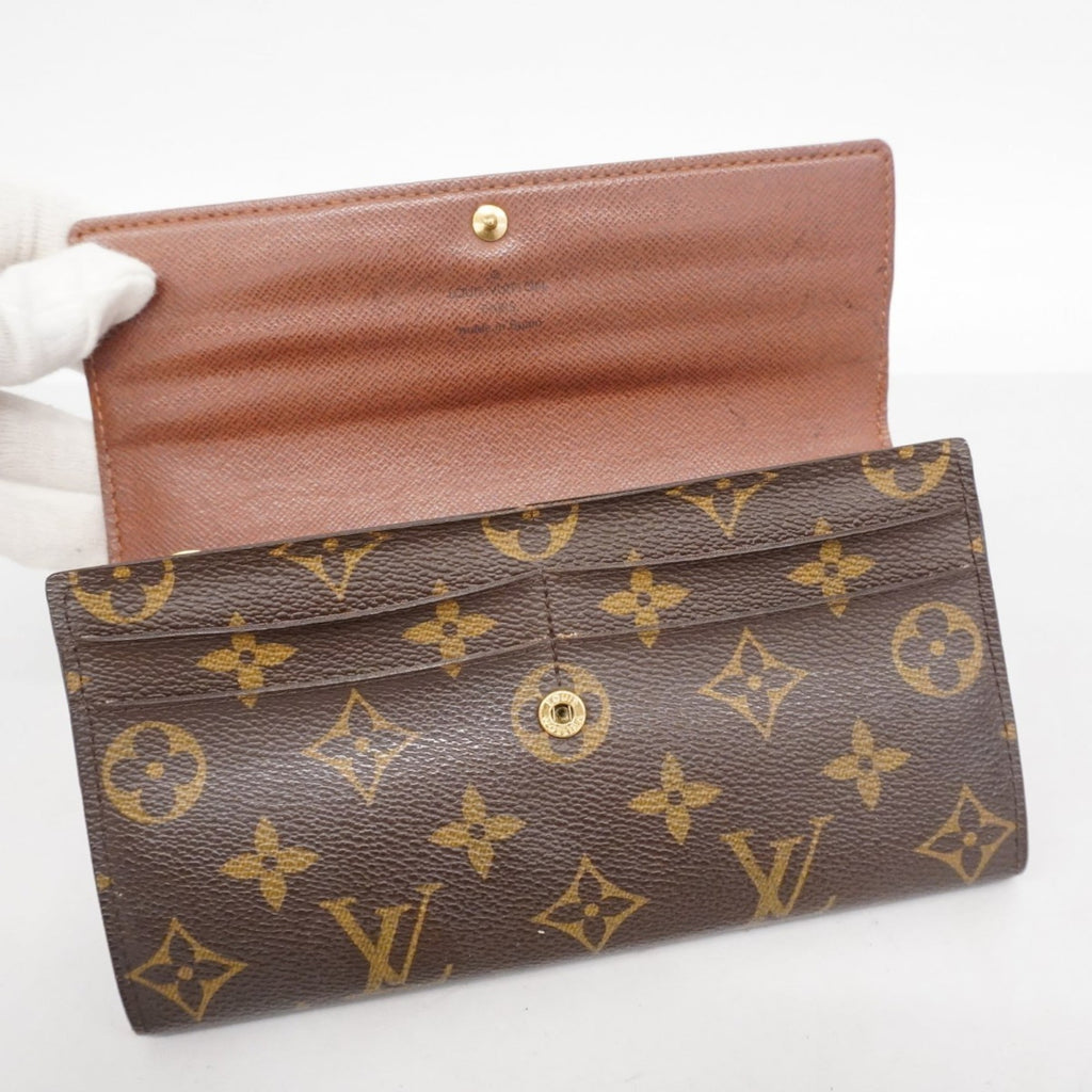 Louis Vuitton Brown Long Wallet (Bi-Fold) (Pre-Owned)