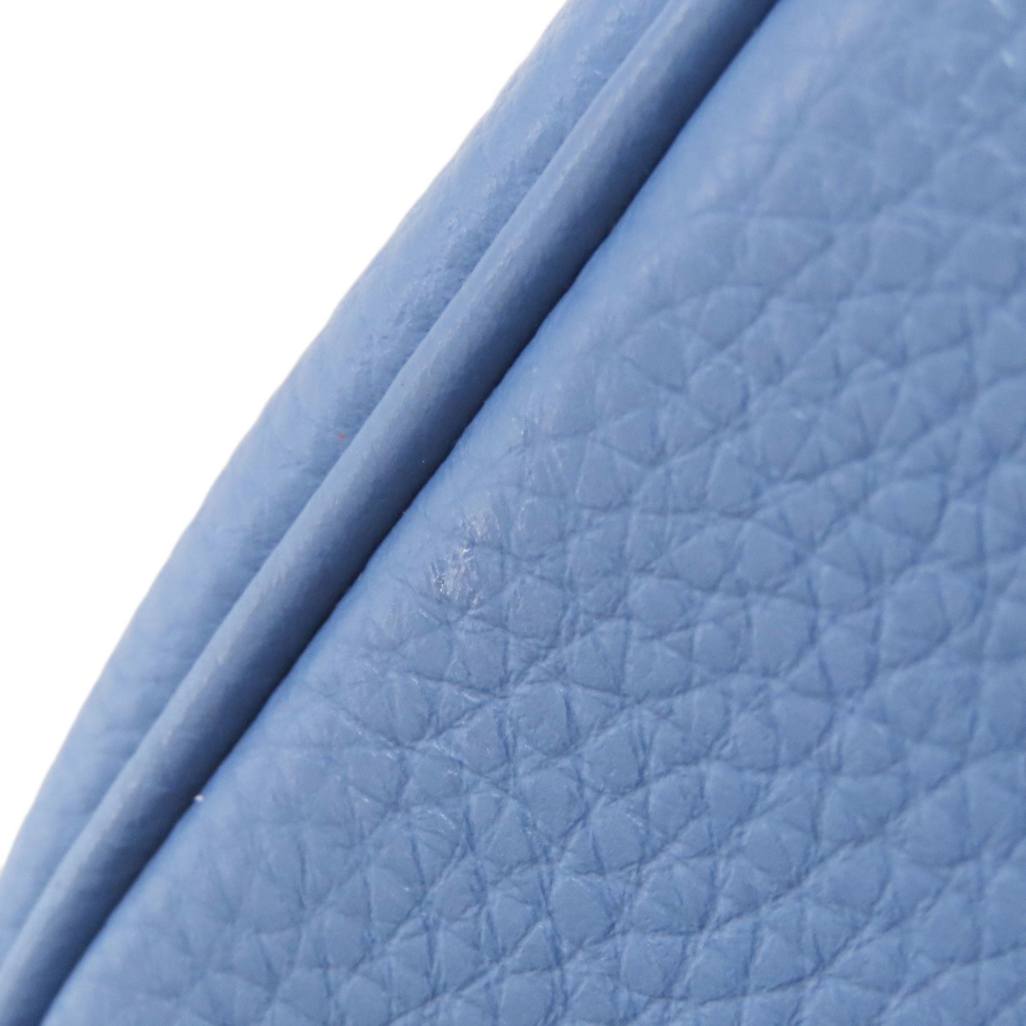 Coach Blue Leather Shoulder Bag (Pre-Owned)