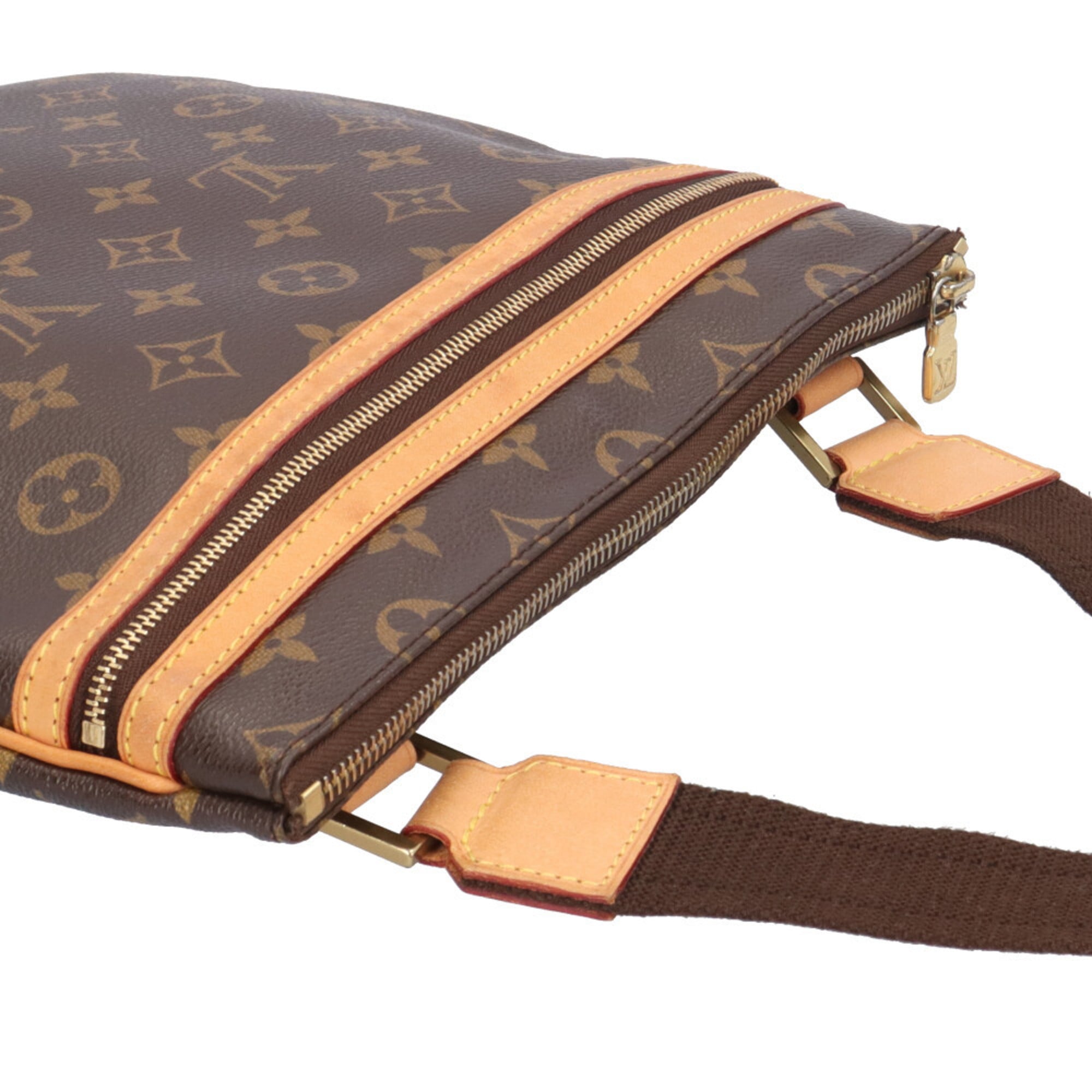 Louis Vuitton Brown Monogram Canvas Shoulder Bag (Pre-Owned)