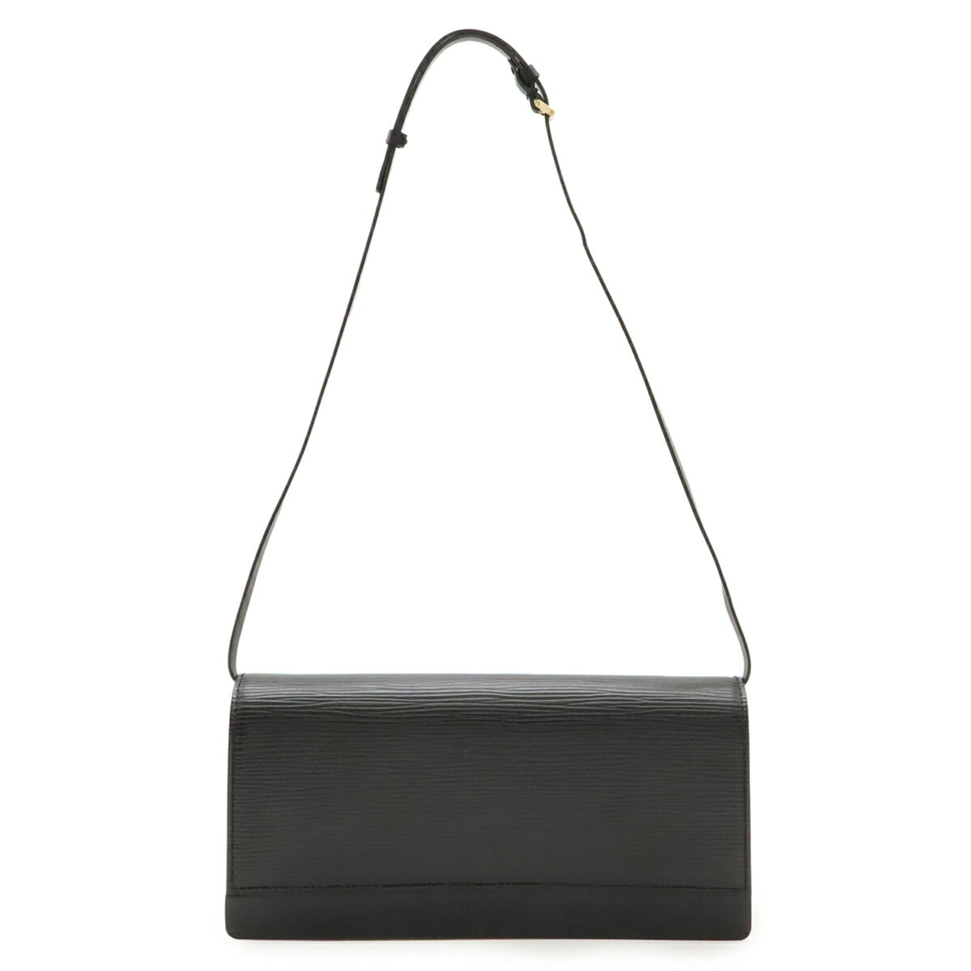 Louis Vuitton Black Noir Epi Leather Shoulder Bag (Pre-Owned)