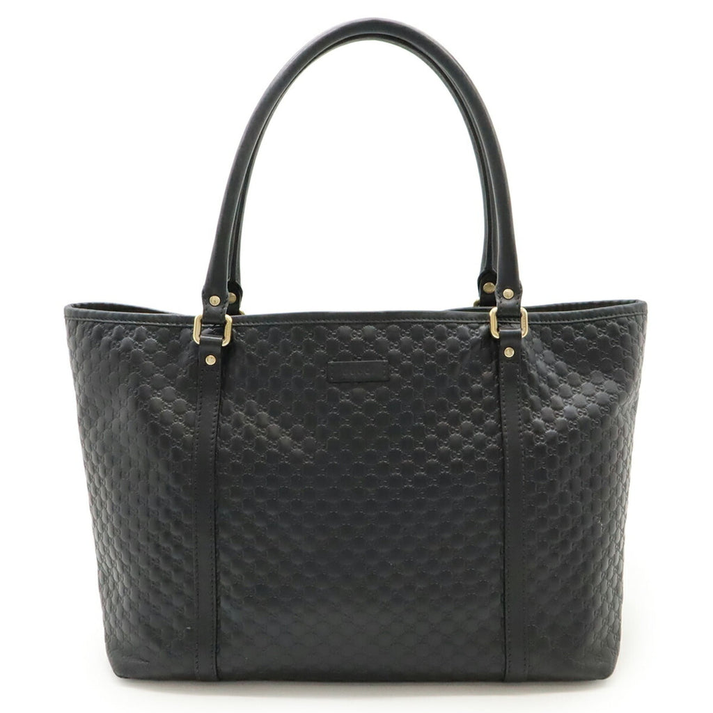 Gucci Microguccissima Black Micro Gg Leather Shoulder Bag Tote Bag (Pre-Owned)