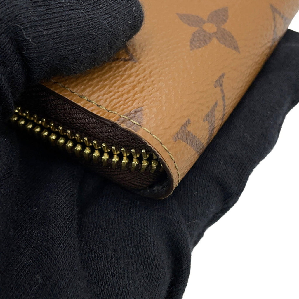 Louis Vuitton Monogram Reverse Black Noir Monogram Reverse Long Wallet (Bi-Fold) (Pre-Owned)