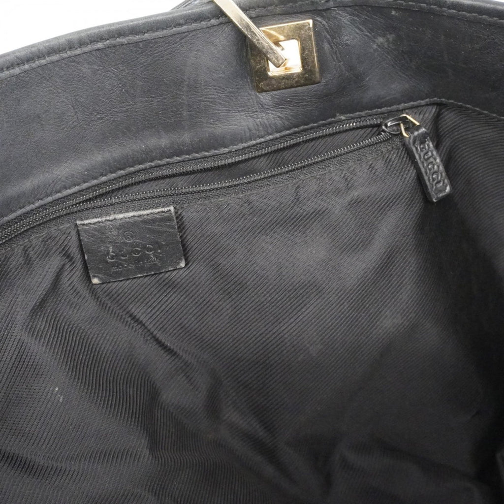 Gucci Black Canvas Tote Bag (Pre-Owned)