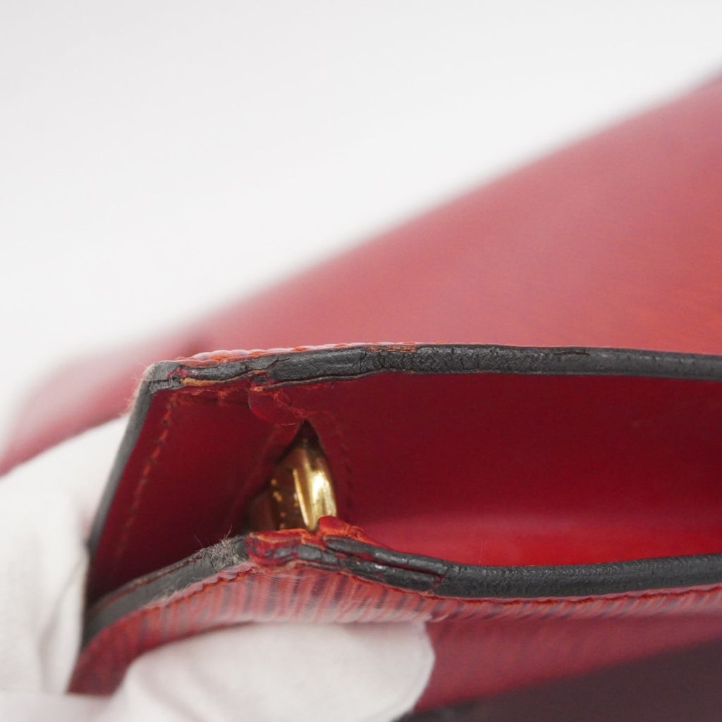 Louis Vuitton Castilian Red Handbag (Pre-Owned)