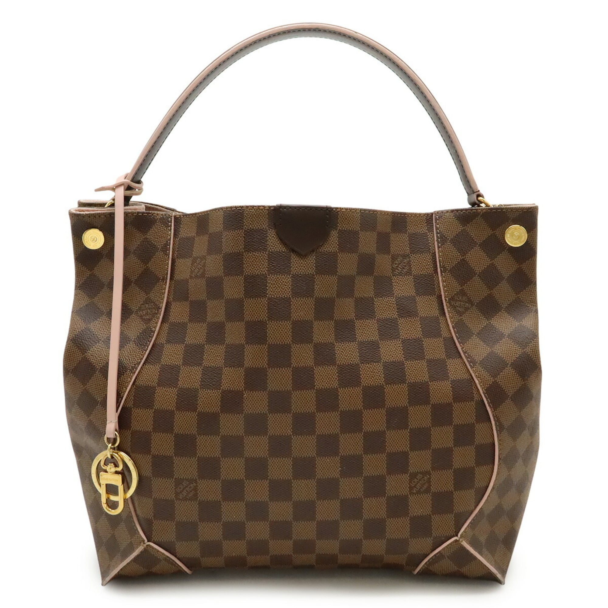 Louis Vuitton Brown Pink Rose Ballerine Pvc Shoulder Bag (Pre-Owned)