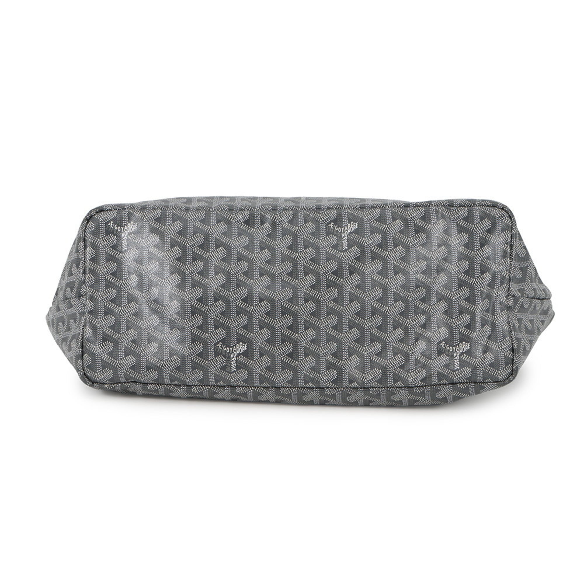 Goyard Gray Pvc Leather Tote Bag (Pre-Owned)