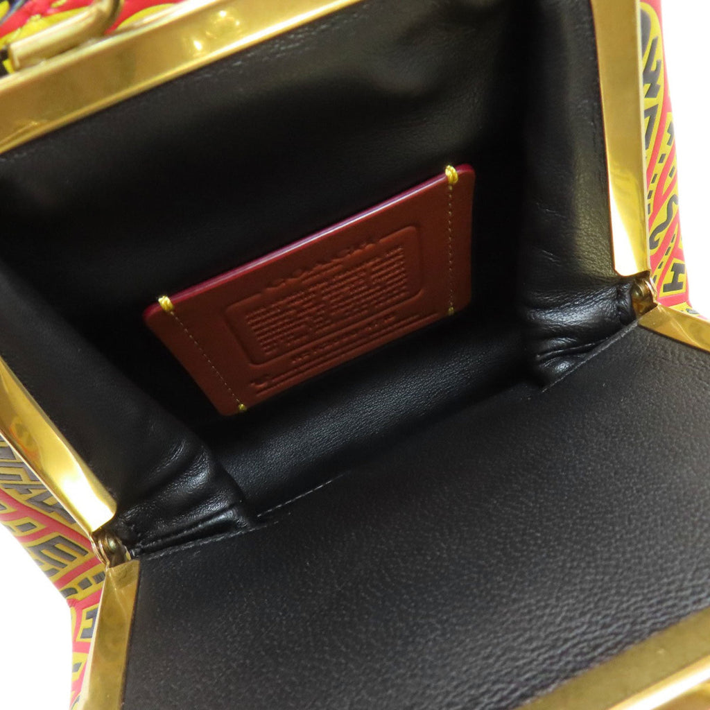 Coach Yellow Leather Shoulder Bag (Pre-Owned)