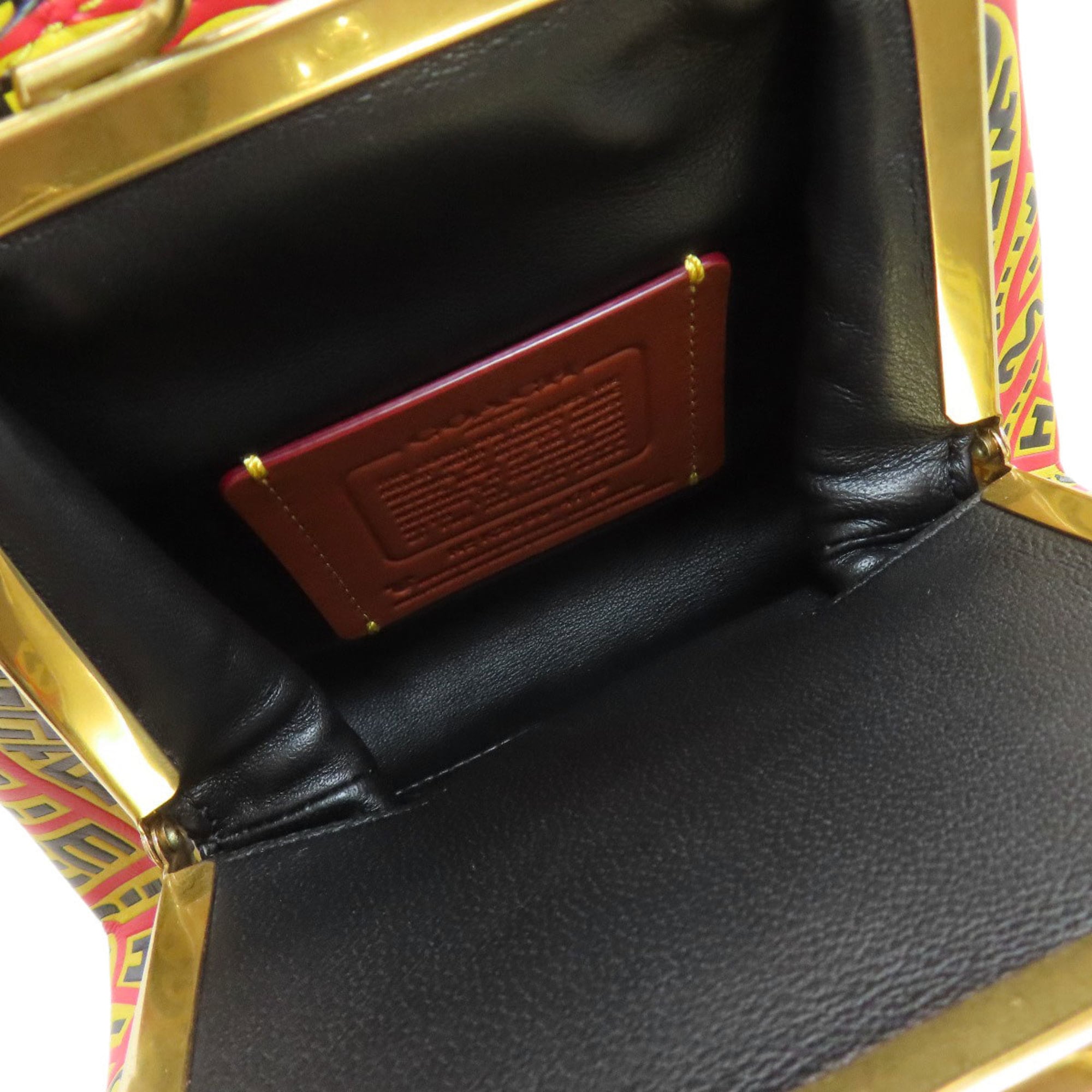 Coach Yellow Leather Shoulder Bag (Pre-Owned)