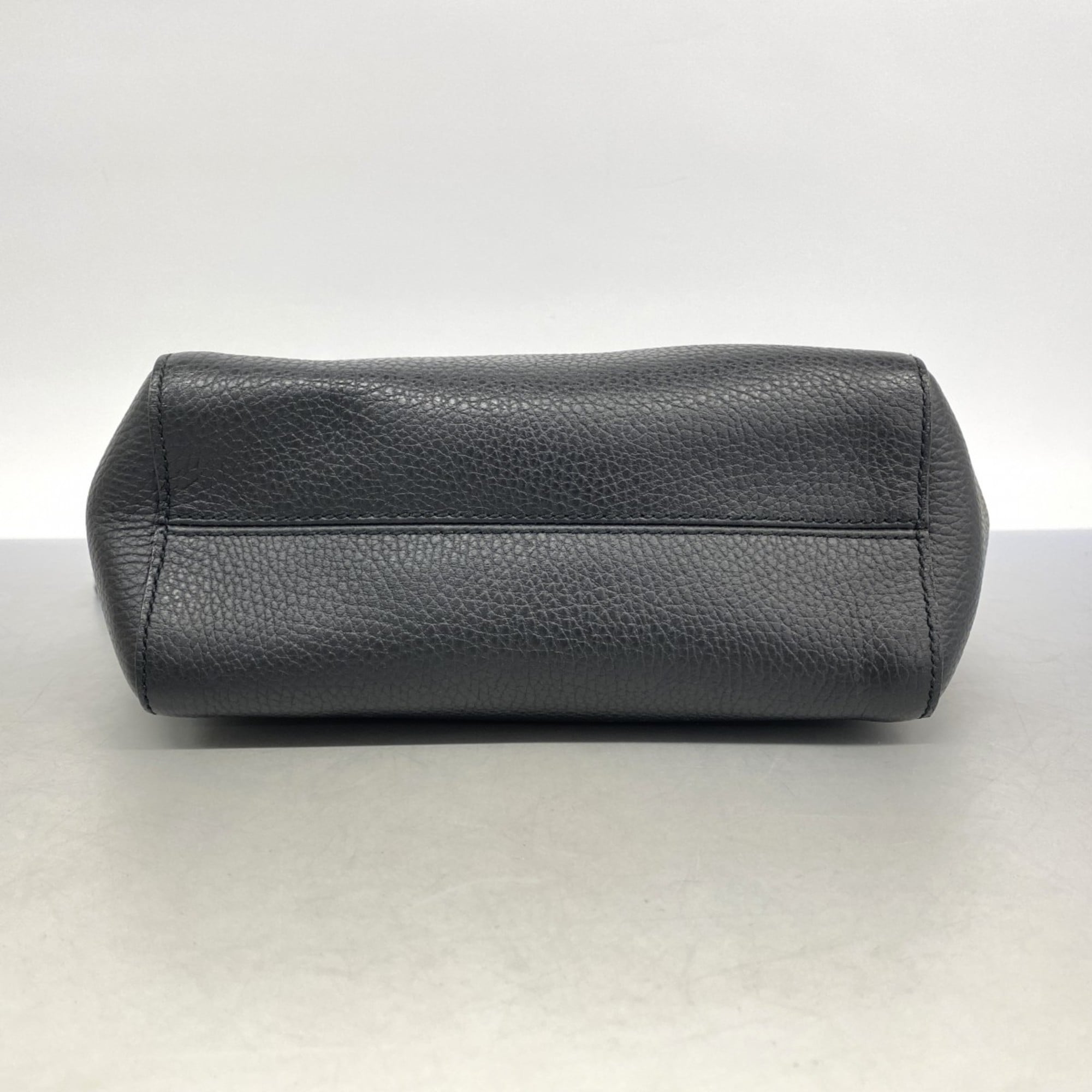 Gucci Black Leather Handbag (Pre-Owned)