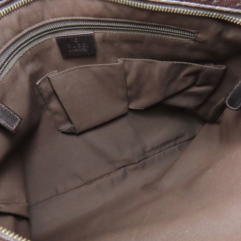 Gucci Brown Leather Shoulder Bag (Pre-Owned)