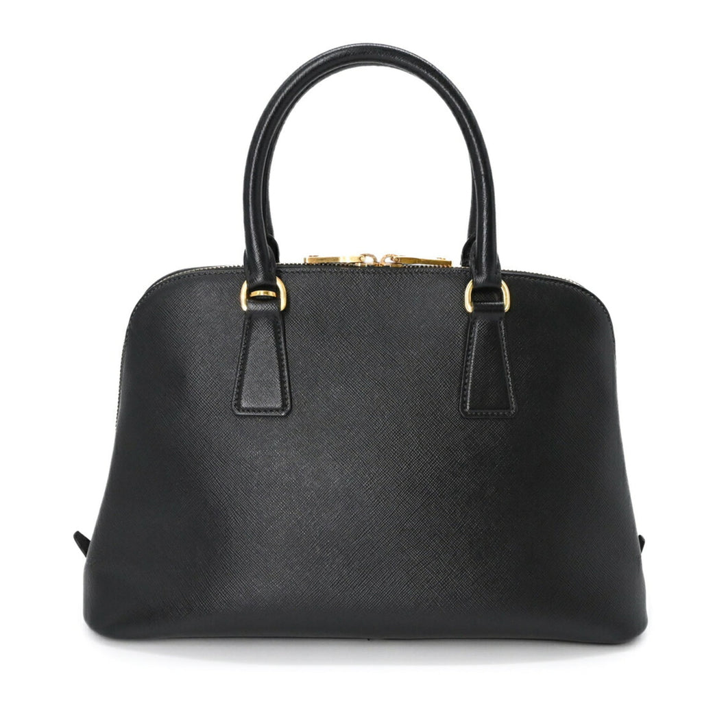 Prada Black Saffiano Triangle Handbag (Pre-Owned)