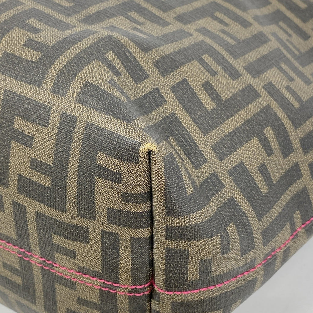 Fendi Brown Pvc Tote Bag (Pre-Owned)