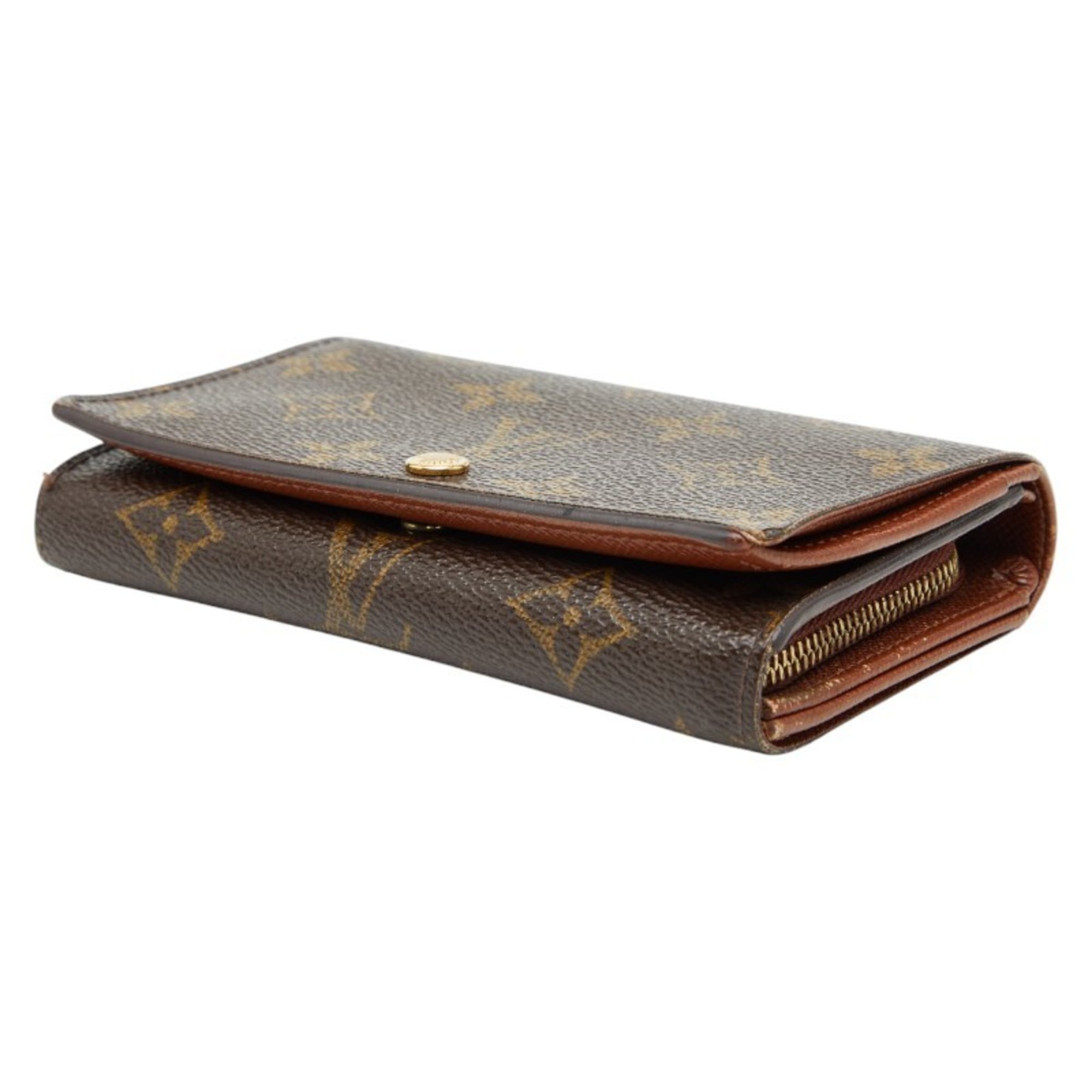 Louis Vuitton Brown Pvc Leather Wallet (Bi-Fold) (Pre-Owned)