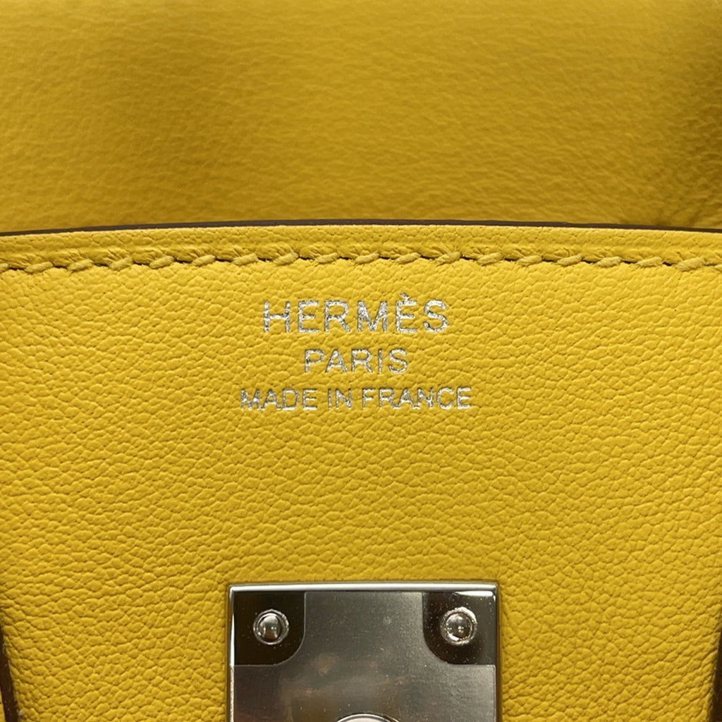 Hermes Birkin Jaune Swift Leather Handbag (Pre-Owned)