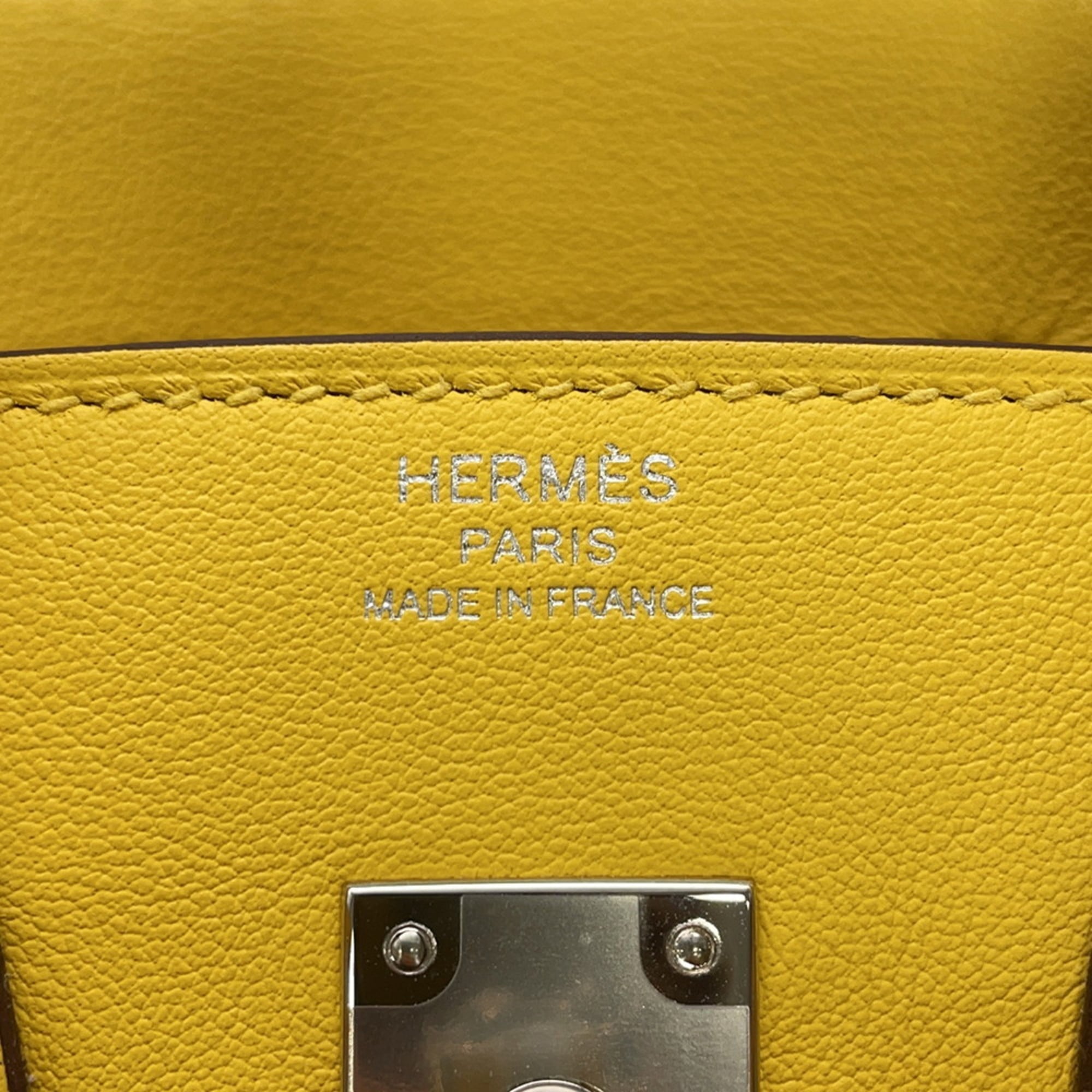 Hermes Birkin Jaune Swift Leather Handbag (Pre-Owned)