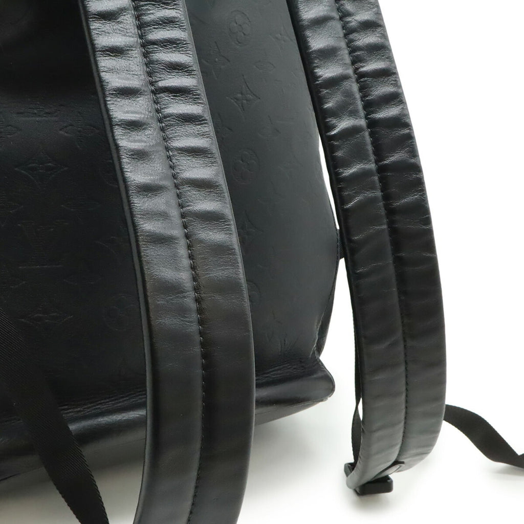 Louis Vuitton Monogram Shadow Black Noir Monogram Shadow Backpack (Pre-Owned)