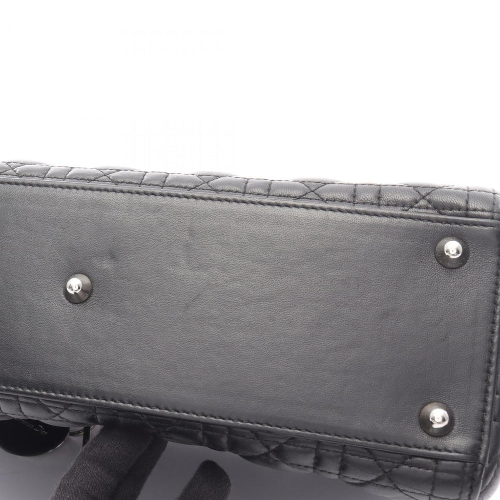 Christian Dior Black Leather Handbag (Pre-Owned)