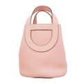 Hermes Rose Sakura Taurillon Clemence Leather Handbag (Pre-Owned)