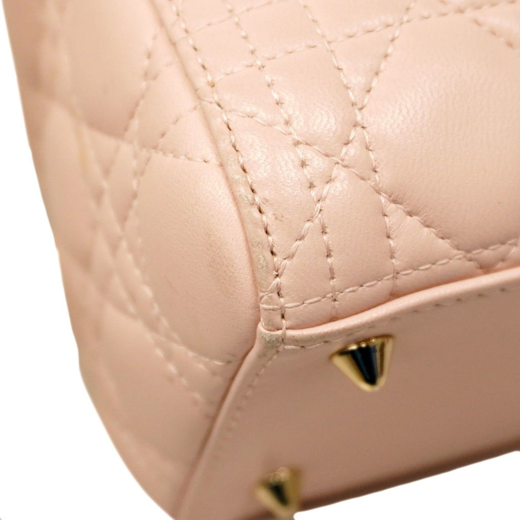 Christian Dior Pink Leather Handbag (Pre-Owned)