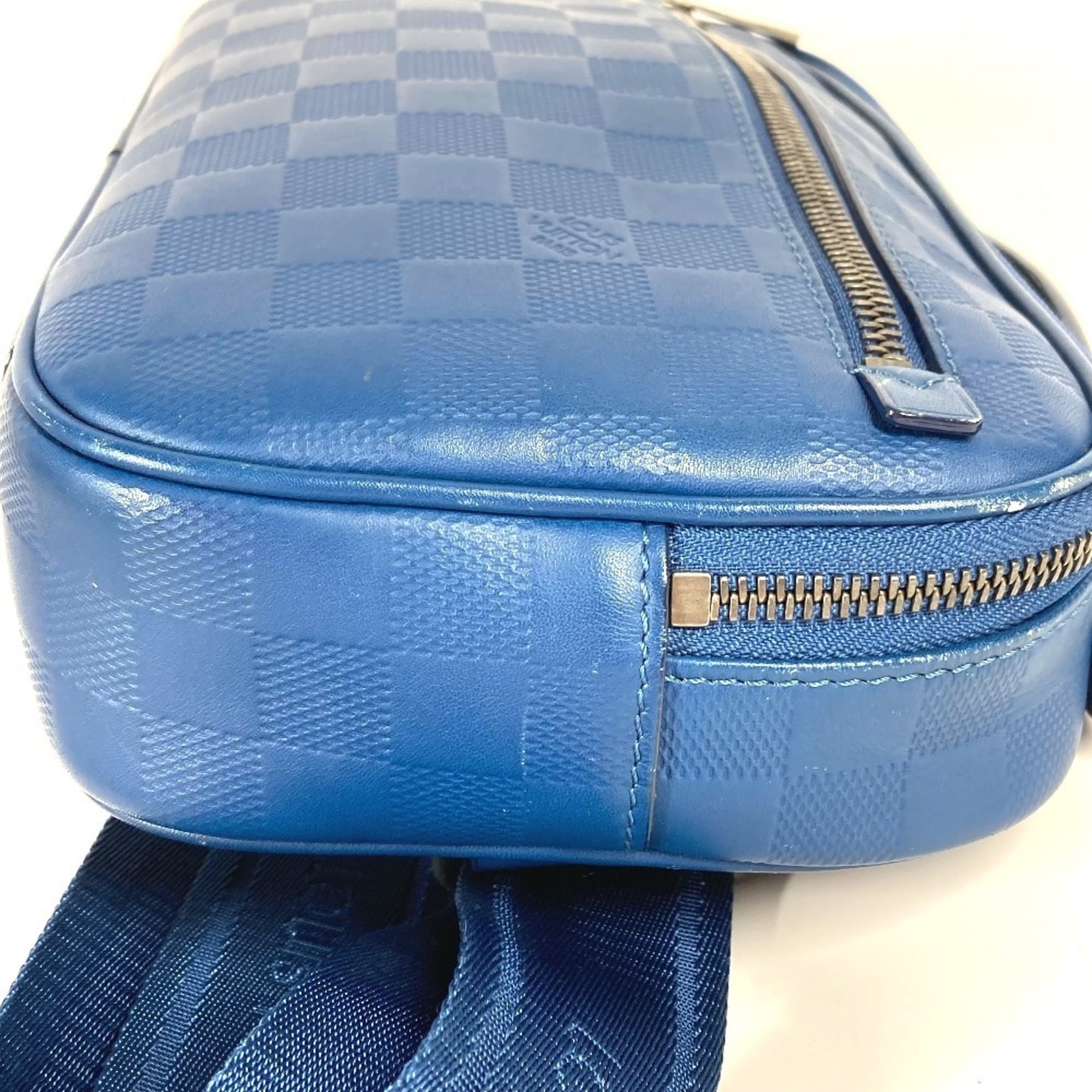 Louis Vuitton Blue Damier Infini Shoulder Bag Sling Bag (Pre-Owned)