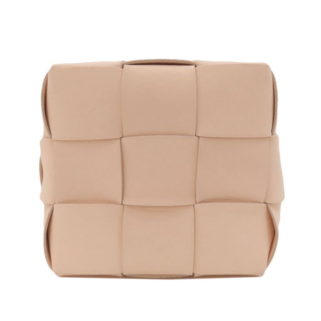 Bottega Veneta Pink Beige Leather Shoulder Bag (Pre-Owned)