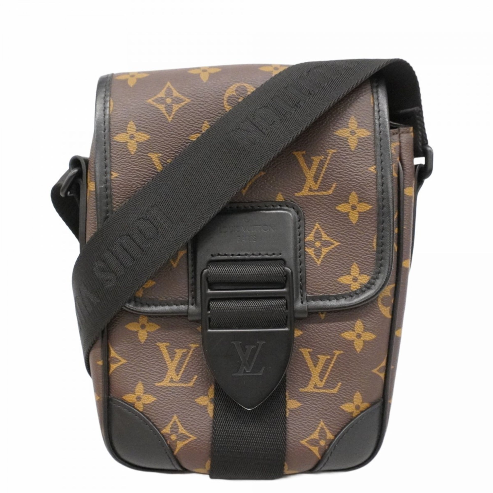 Louis Vuitton Black Brown Shoulder Bag (Pre-Owned)