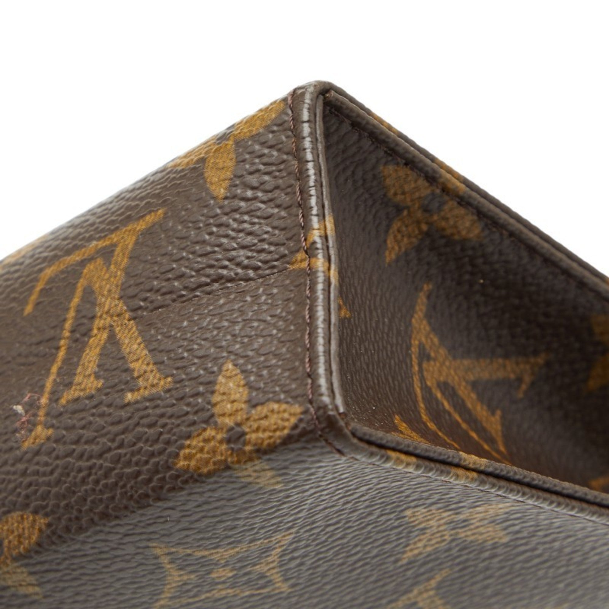 Louis Vuitton Brown Pvc Leather Pochette Pouch (Pre-Owned)