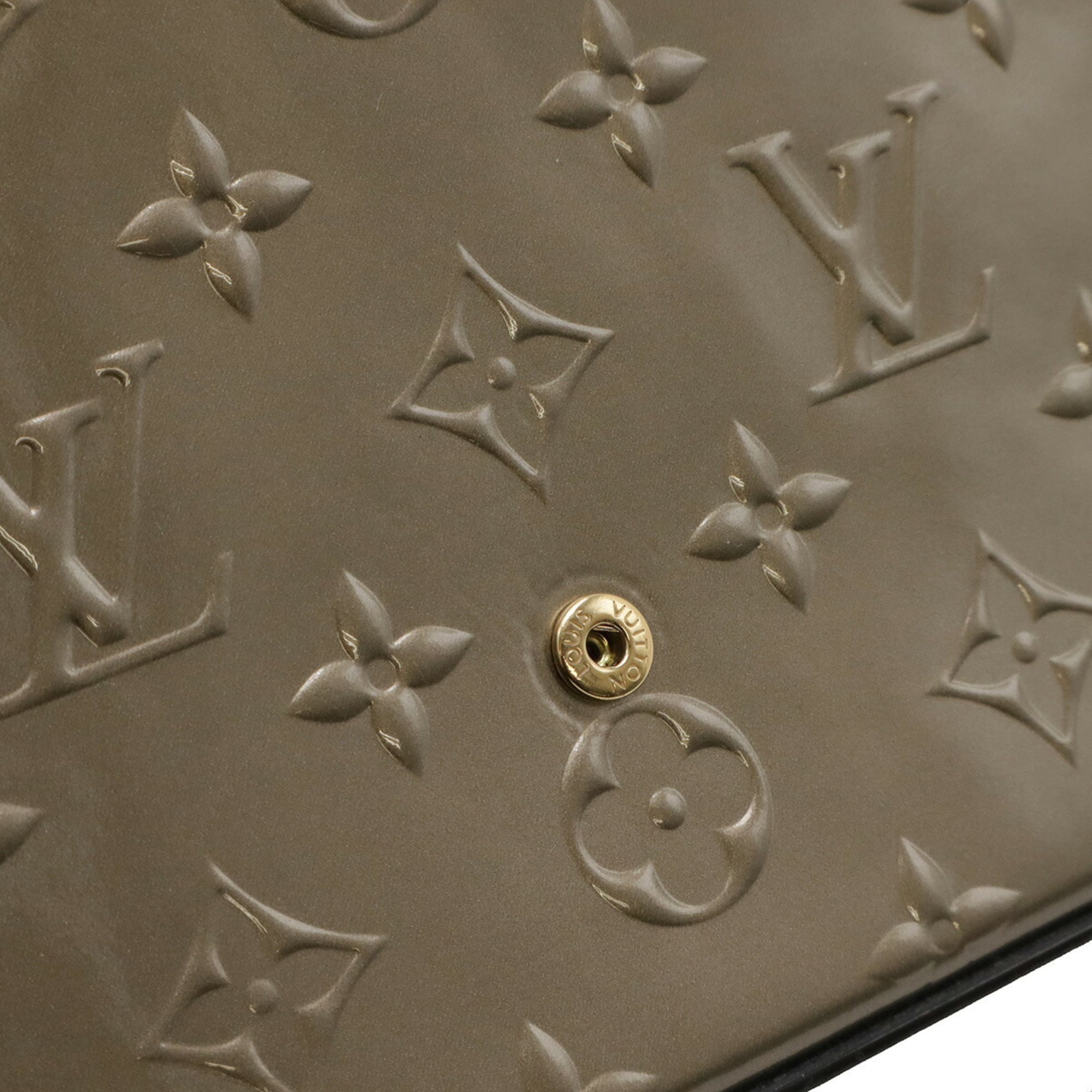 Louis Vuitton Gold Clutch Bag Pochette Shoulder Bag (Pre-Owned)
