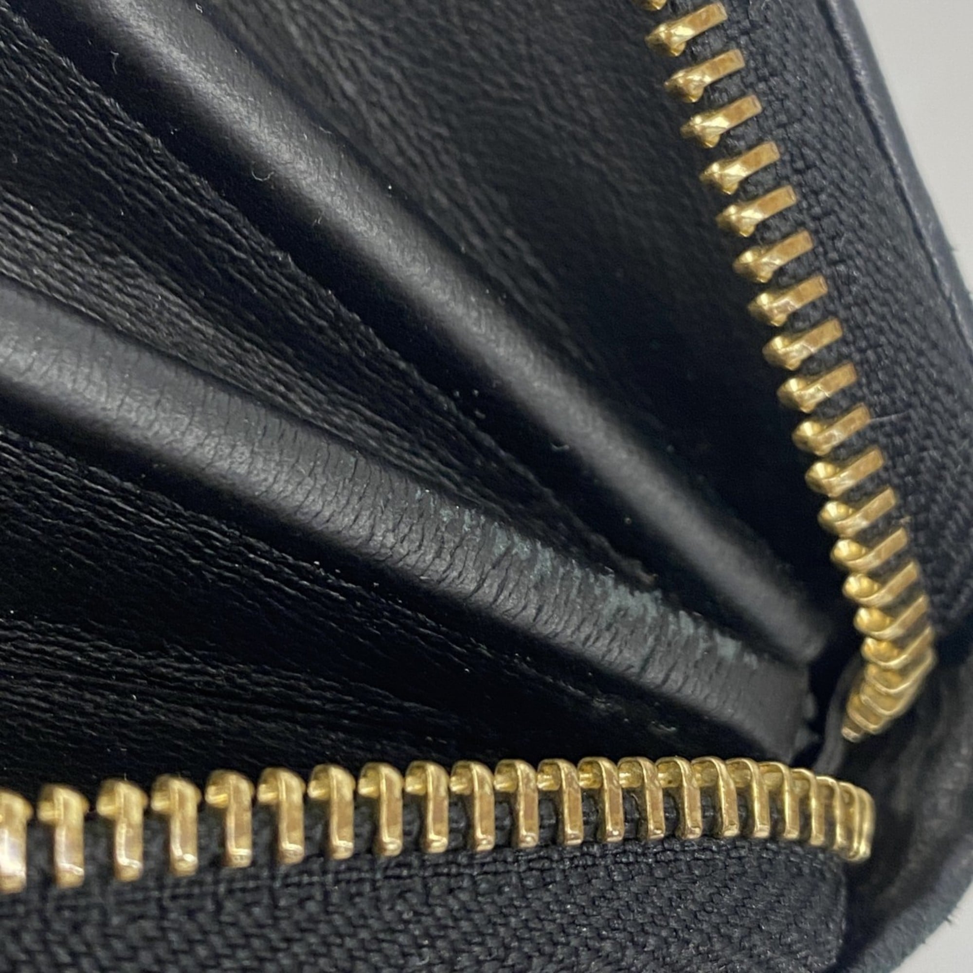 Louis Vuitton Noir Long Wallet (Bi-Fold) (Pre-Owned)