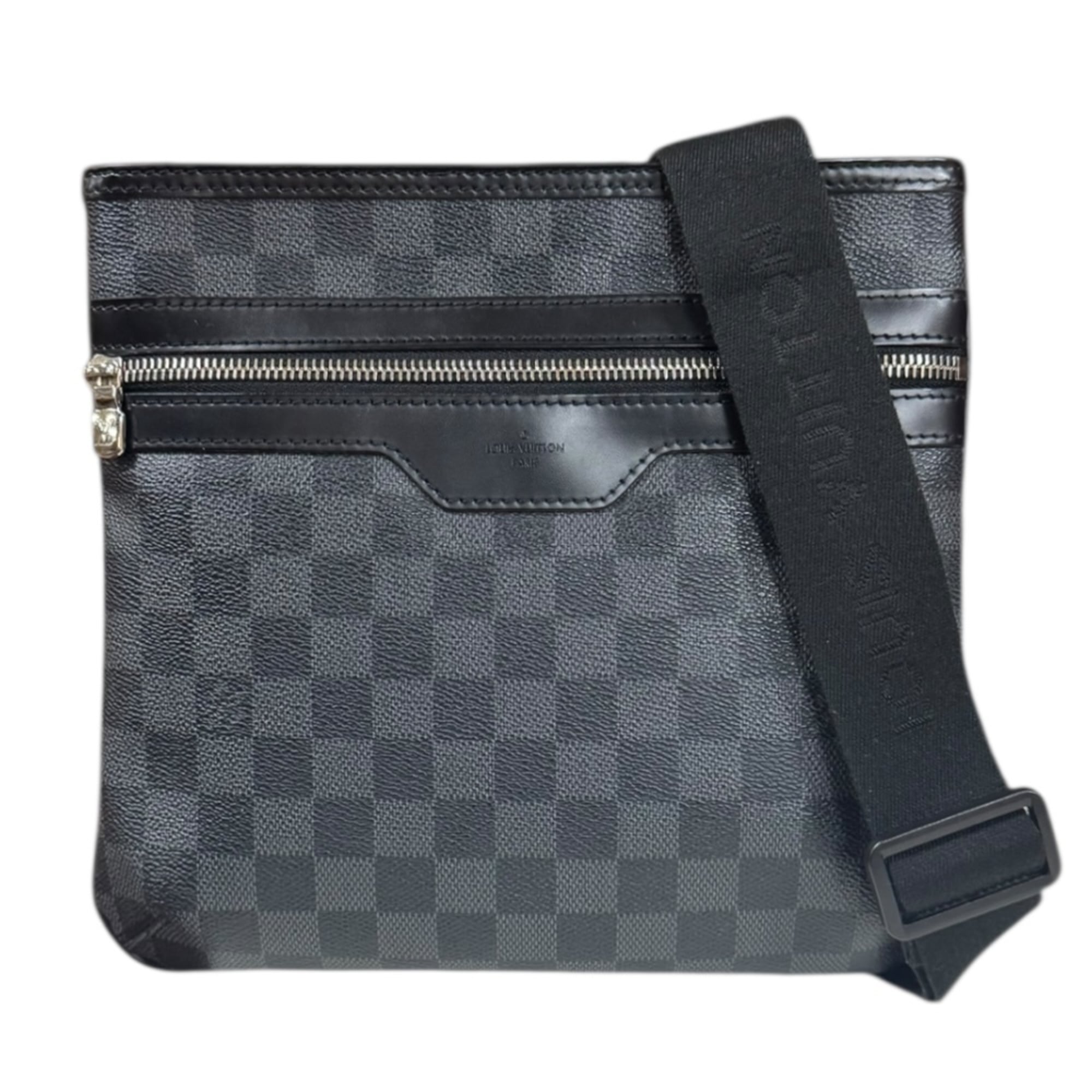 Louis Vuitton Black Grape Damier Graphite Shoulder Bag (Pre-Owned)