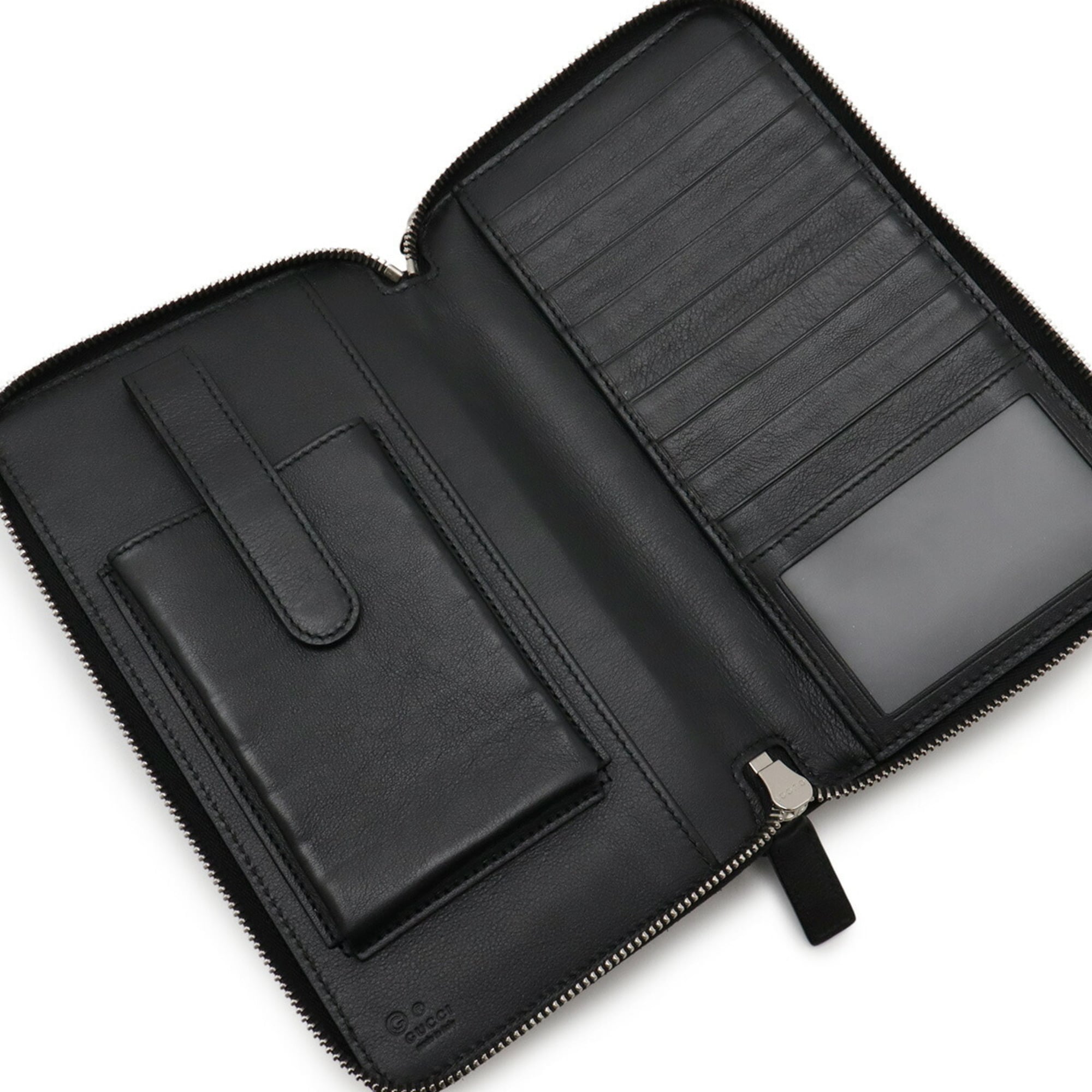 Gucci Black Long Bill Wallet (Bi-Fold) (Pre-Owned)