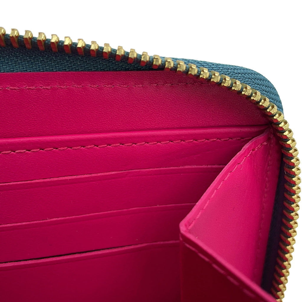 Louis Vuitton Monogram Vernis Blue Pink Monogram Vernis Long Wallet (Bi-Fold) (Pre-Owned)