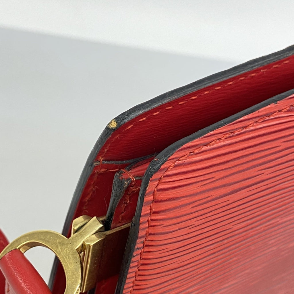 Louis Vuitton Castilian Red Shoulder Bag (Pre-Owned)
