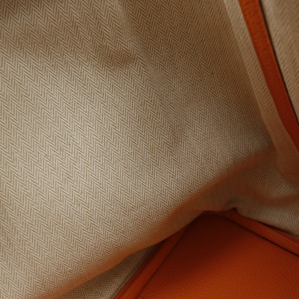 Hermes Garden Orange Negonda Leather Tote Bag (Pre-Owned)