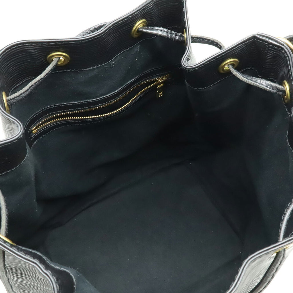 Louis Vuitton Black Noir Epi Leather Shoulder Bag (Pre-Owned)