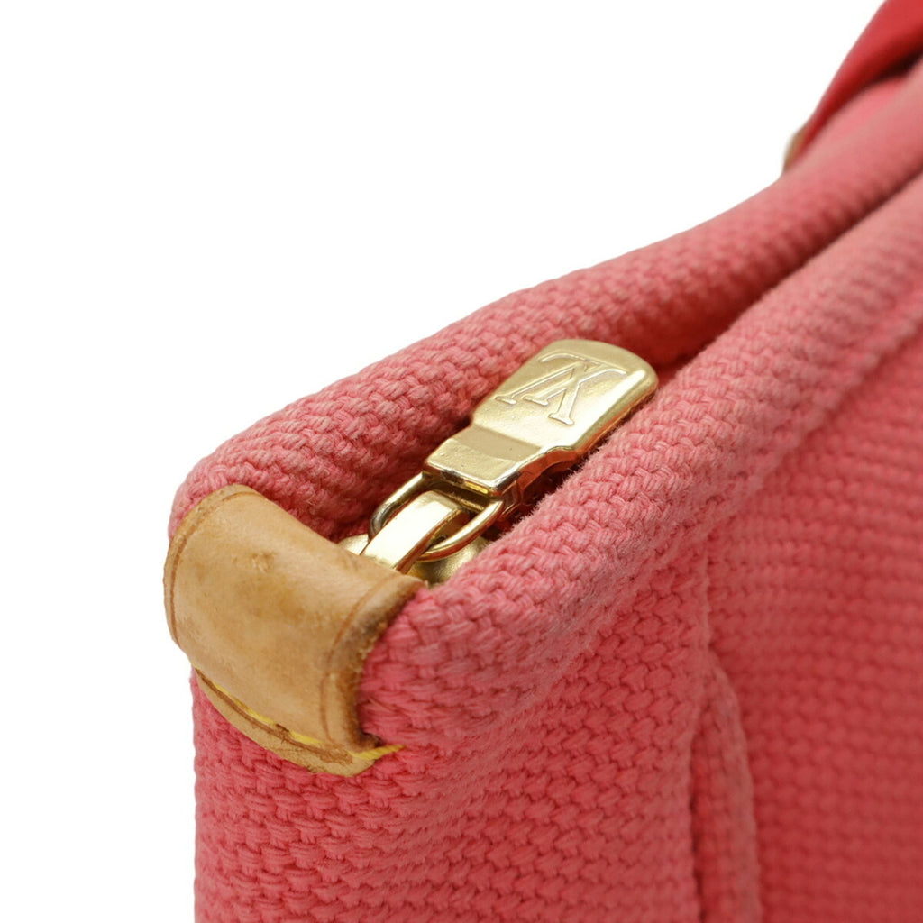 Louis Vuitton Rose Canvas Shoulder Bag Tote Bag (Pre-Owned)
