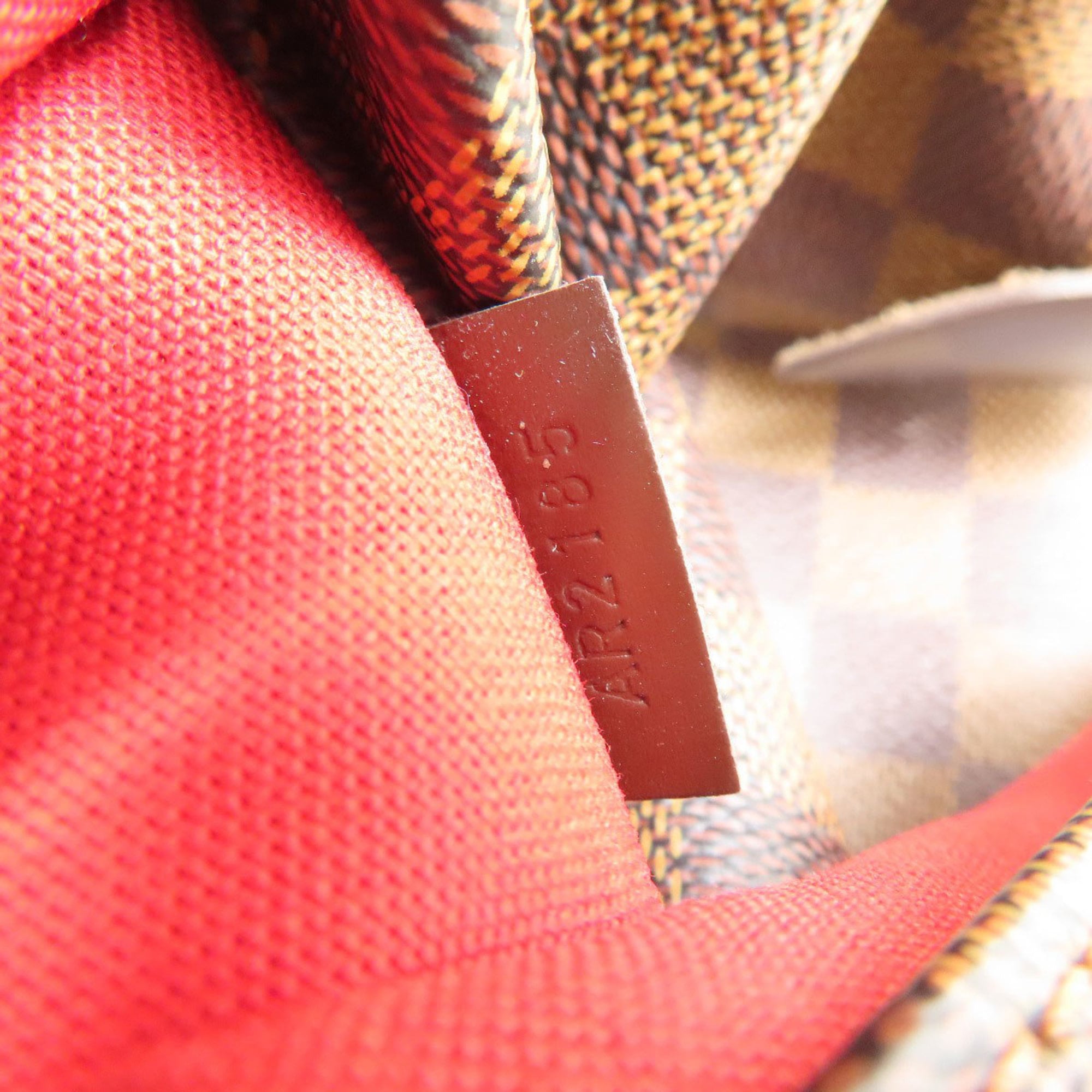 Louis Vuitton Damier Canvas Ebene Damier Canvas Tote Bag (Pre-Owned)