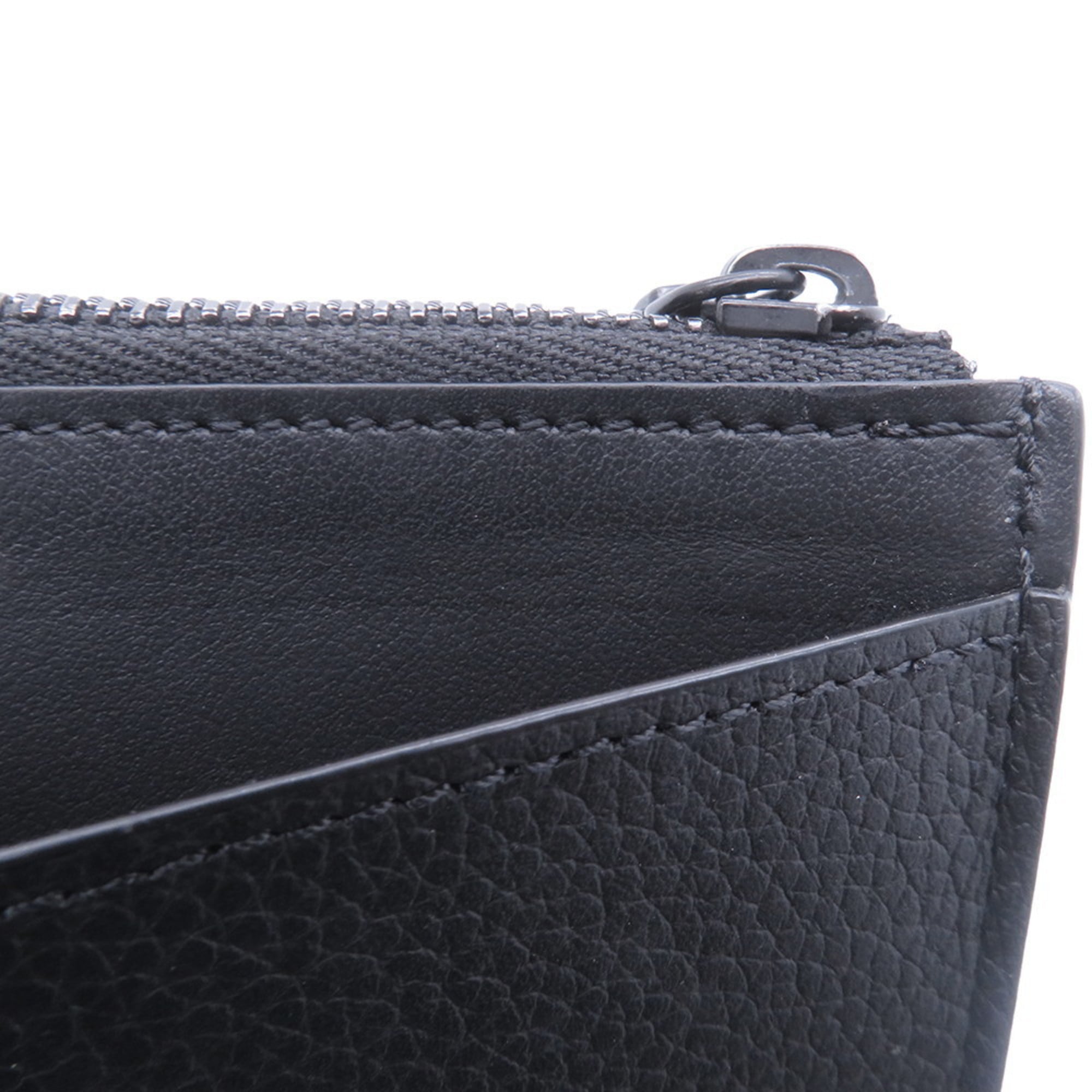 Louis Vuitton Black Noir Leather Coin Purse/Coin Case (Pre-Owned)