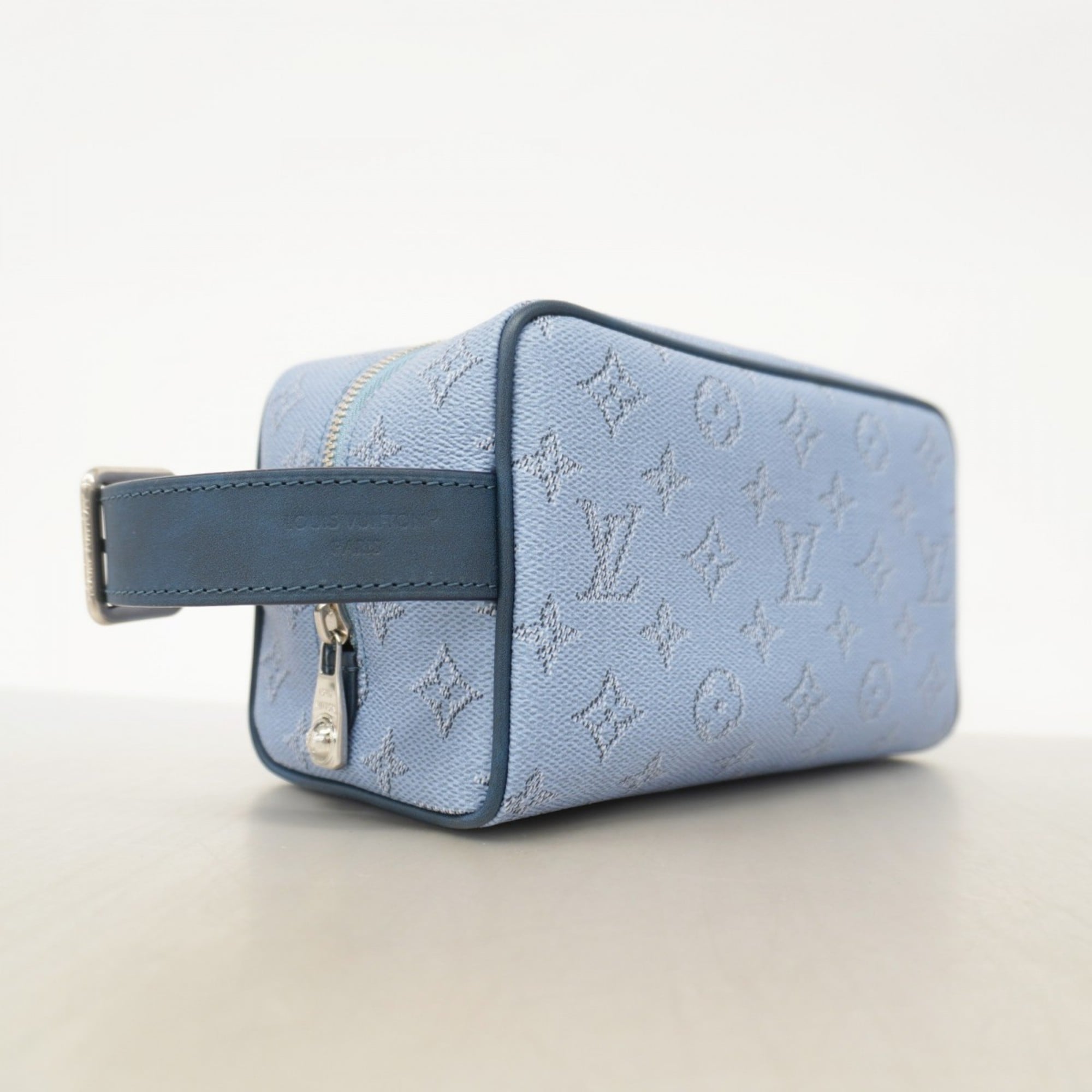 Louis Vuitton Blue Handbag (Pre-Owned)