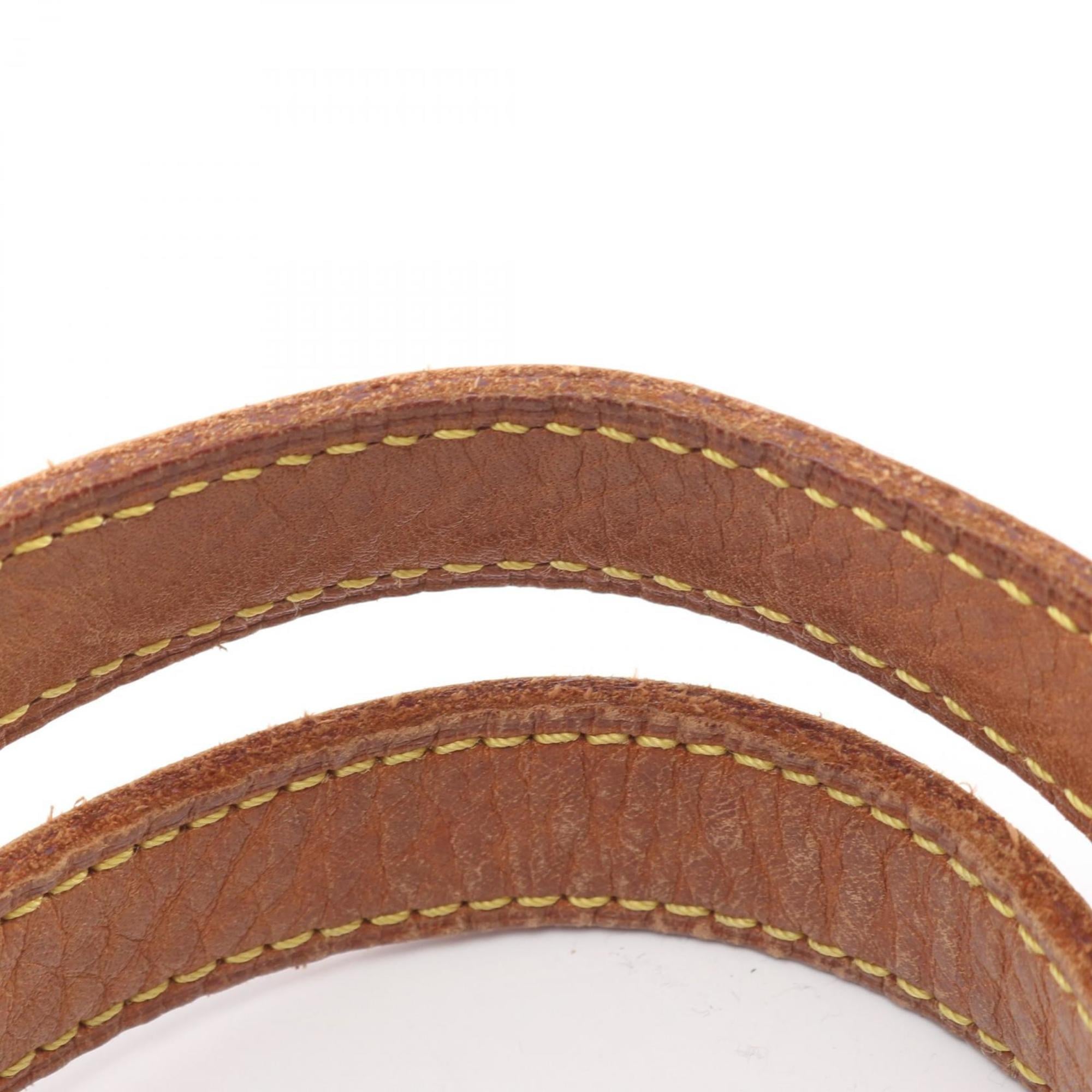 Louis Vuitton Brown Monogram Coated Canvas Leather Shoulder Bag (Pre-Owned)