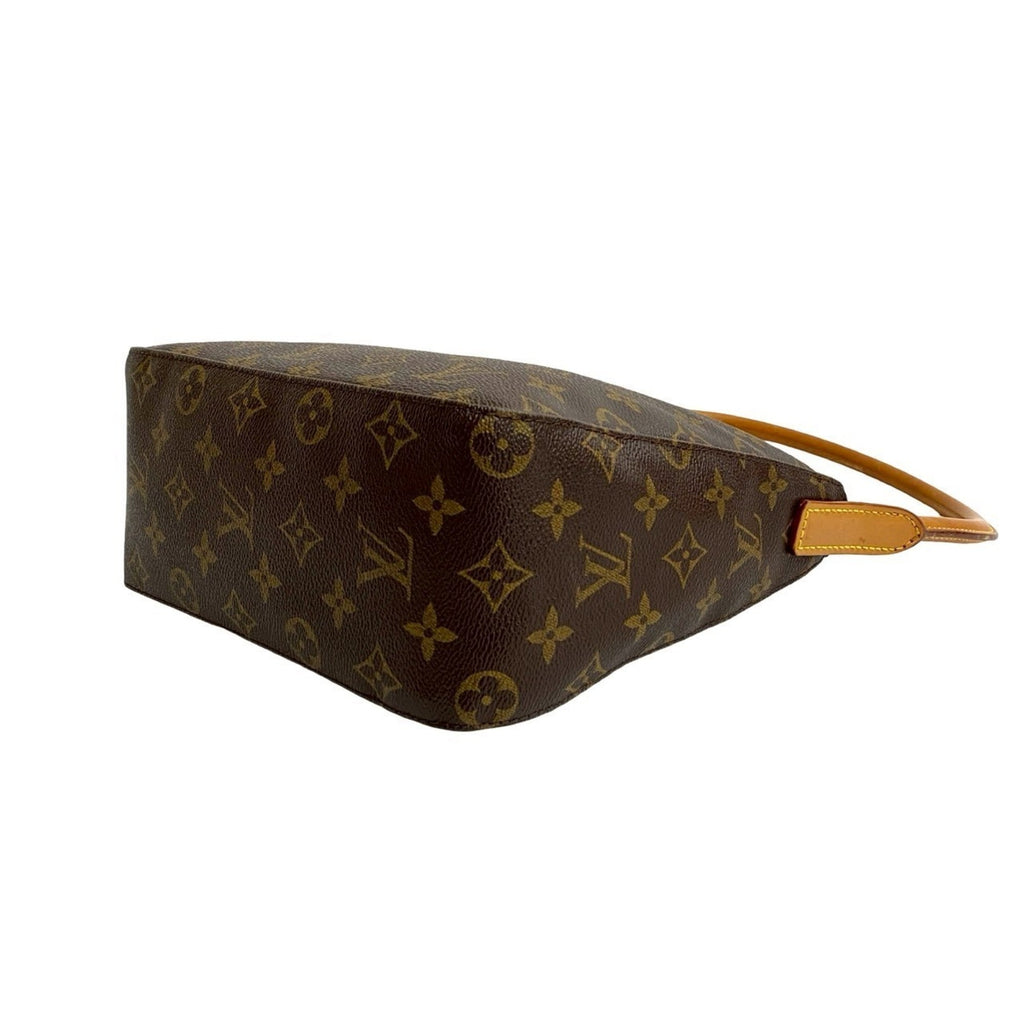 Louis Vuitton Brown Leather Pvc Shoulder Bag Tote Bag (Pre-Owned)