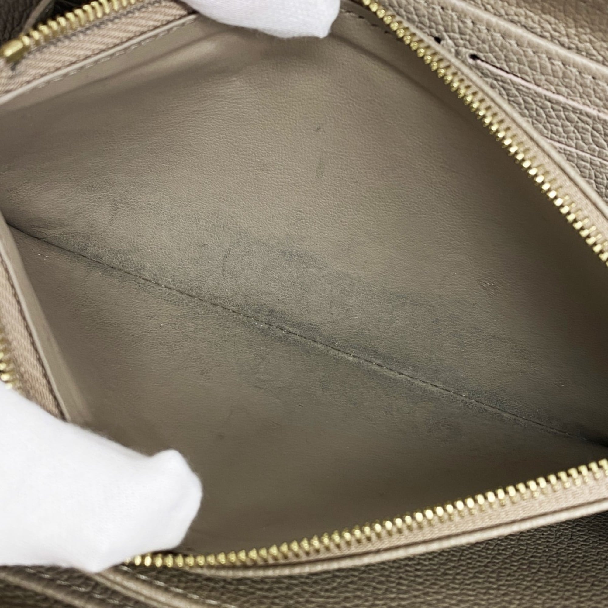 Louis Vuitton Cream Tourterelle Long Wallet (Bi-Fold) (Pre-Owned)
