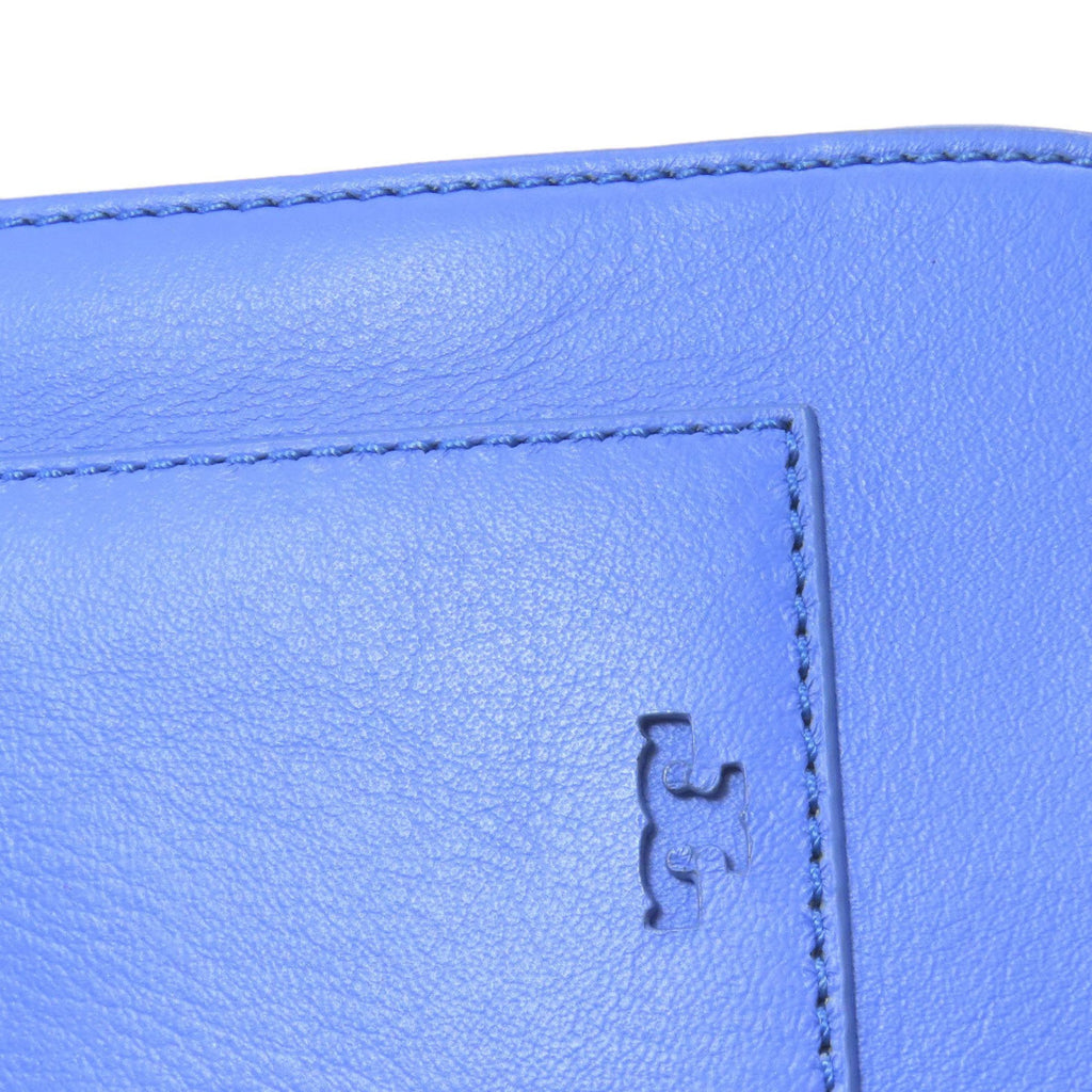 Tory Burch Blue Leather Shoulder Bag (Pre-Owned)