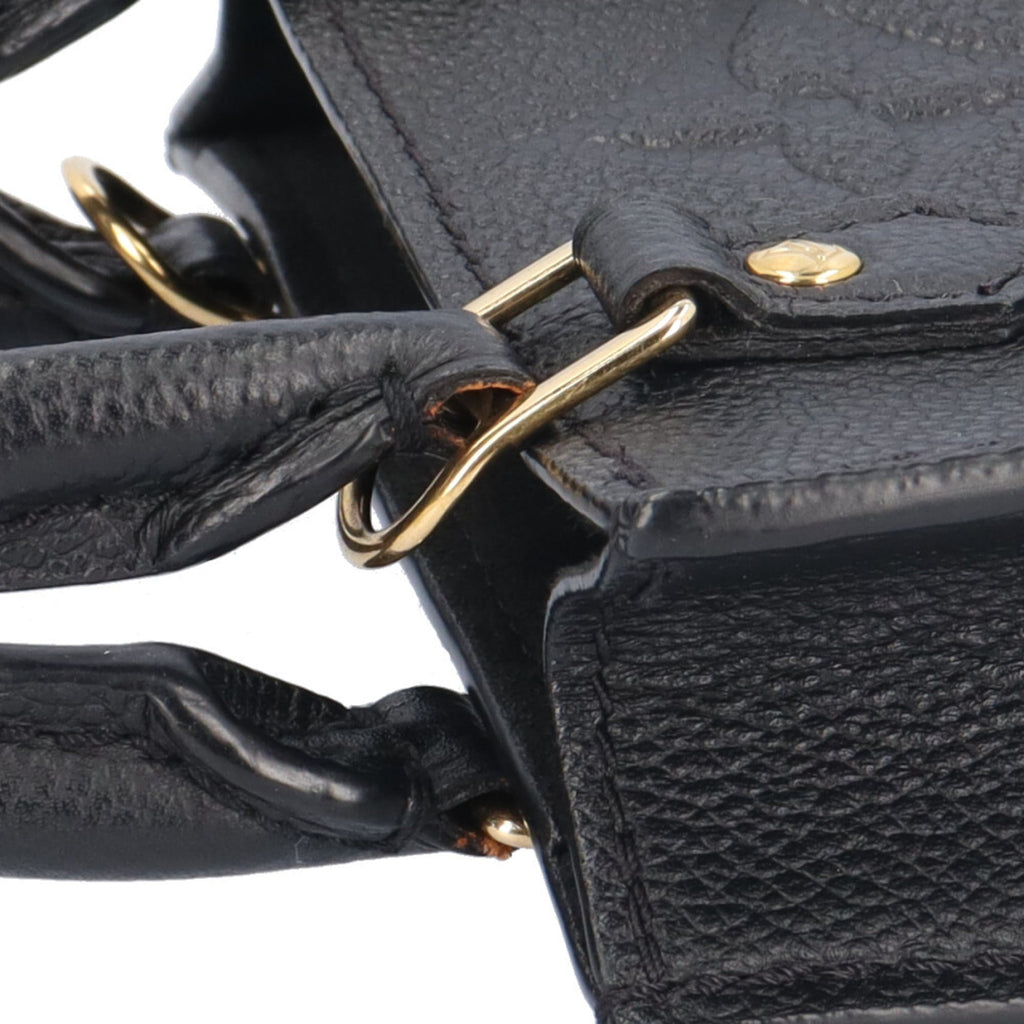 Louis Vuitton Monogram Empreinte Black Noir Monogram Empreinte Shoulder Bag (Pre-Owned)