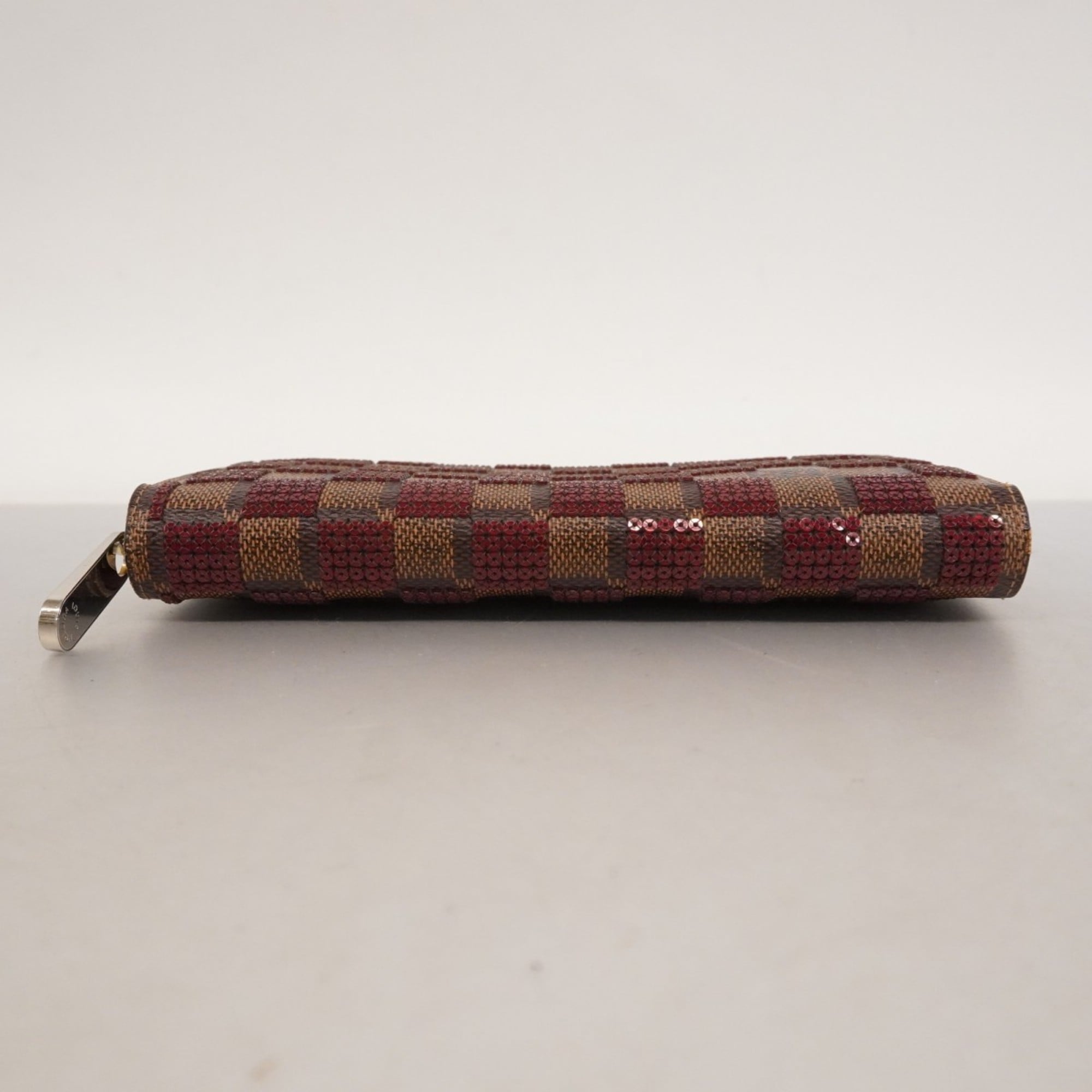Louis Vuitton Ebene Rouge Long Wallet (Bi-Fold) (Pre-Owned)