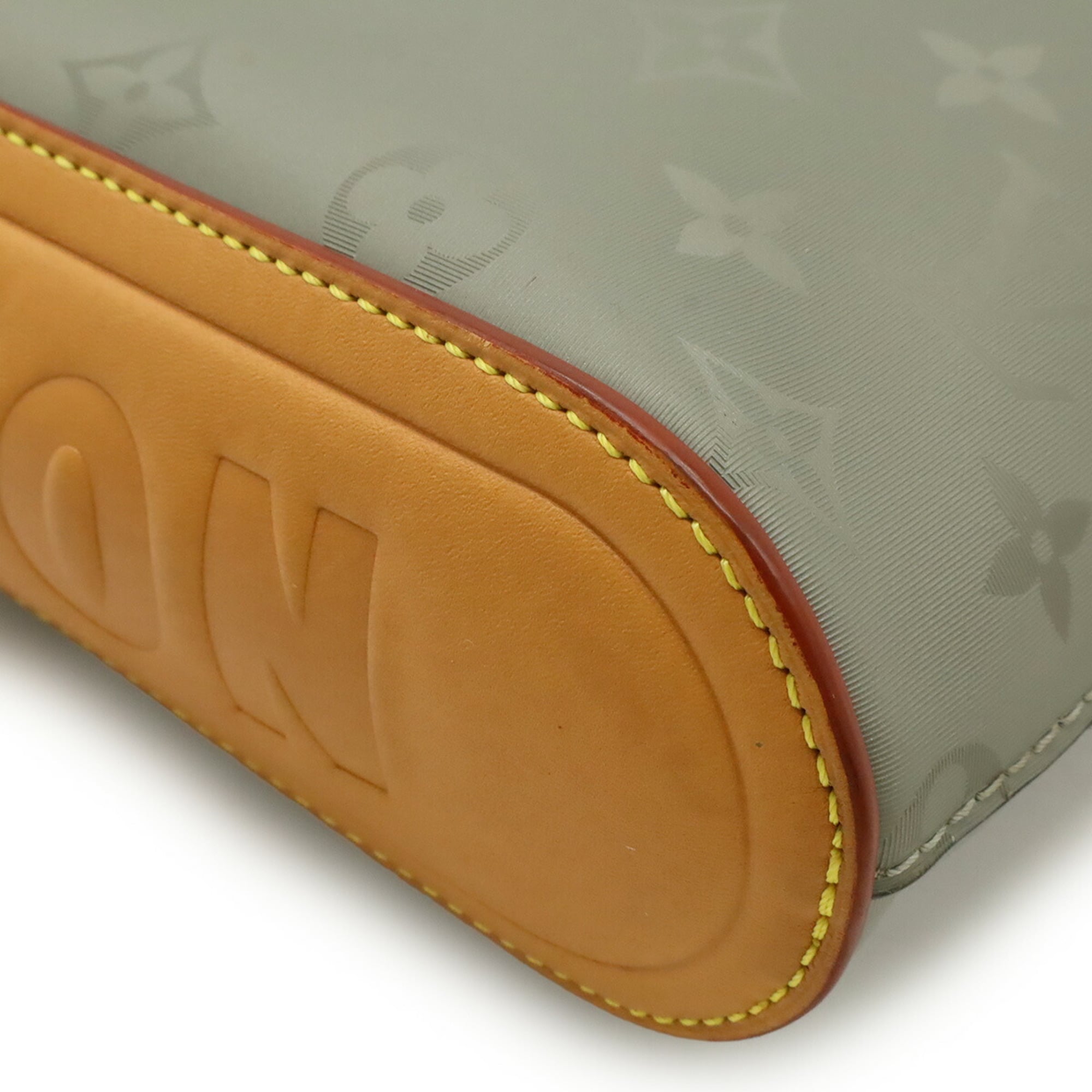 Louis Vuitton Gray Canvas Clutch Bag (Pre-Owned)