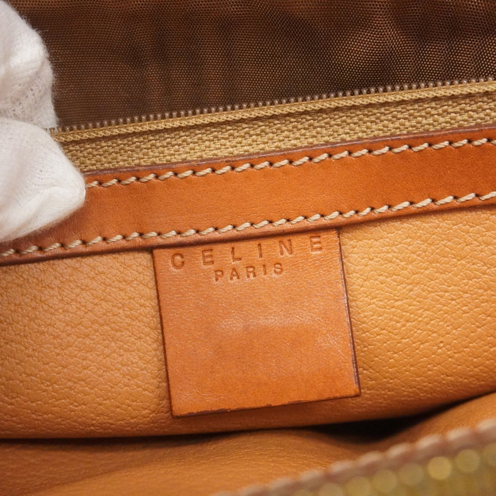 Celine Brown Pvc Handbag (Pre-Owned)