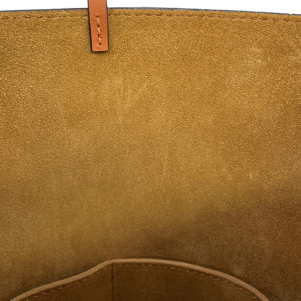 Loewe Brown Light Blue Leather Shoulder Bag (Pre-Owned)