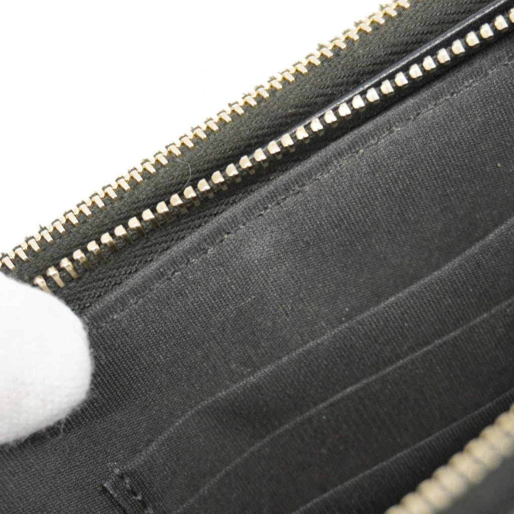 Chanel Black Grained Calfskin Chain/Shoulder Wallet (Pre-Owned)