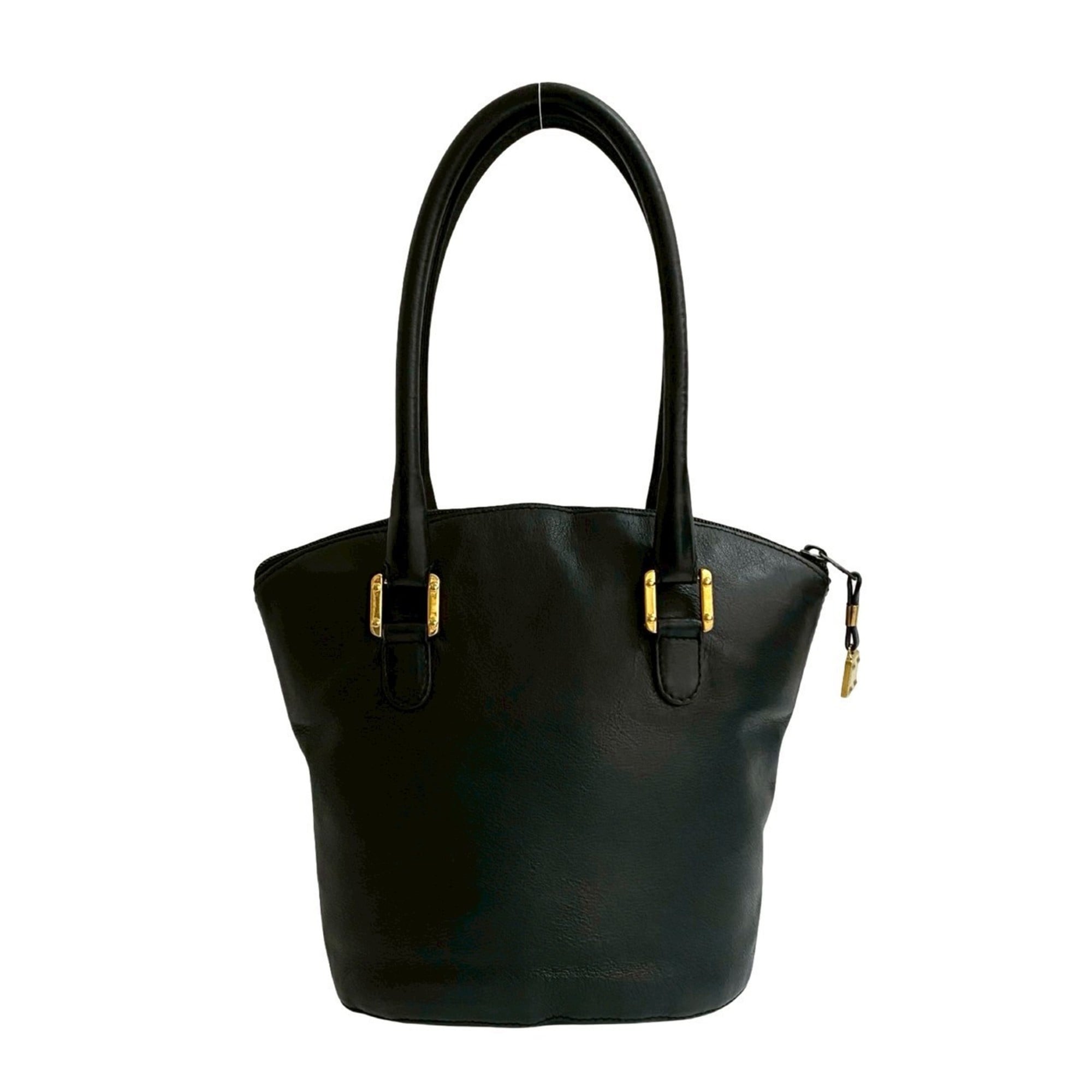 Loewe Black Leather Handbag Shoulder Bag Tote Bag (Pre-Owned)